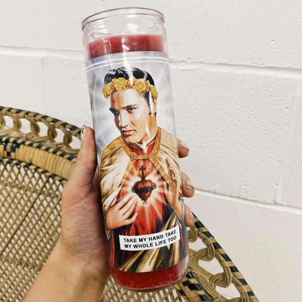 Saint Elvis Prayer Candle