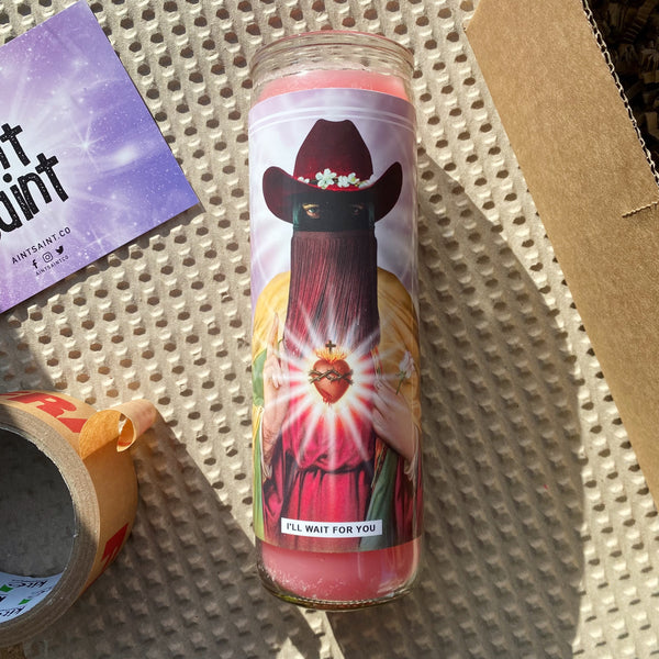 Saint Orville Peck Prayer Candle