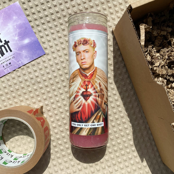 Saint Eminem | Marshall Mathers | Slim Shady Prayer Candle