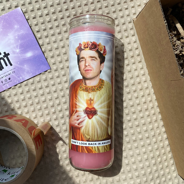 Saint Noel Gallagher Prayer Candle