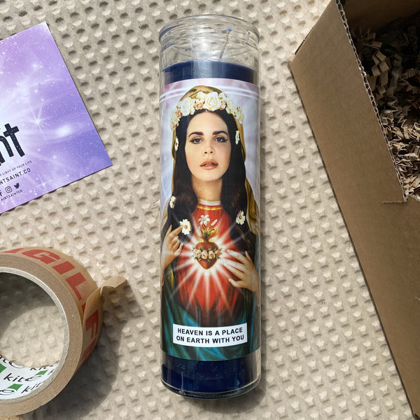 Saint Lana Del Rey Prayer Candle
