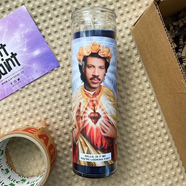 Saint Lionel Richie Prayer Candle