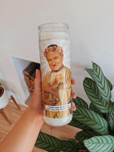 Saint Robin Williams Prayer Candle