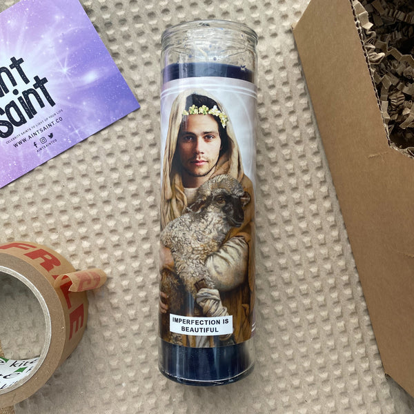 Saint Dylan O'Brien | Teen Wolf Prayer Candle