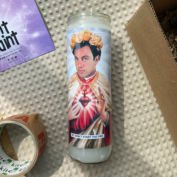 Saint Billy Joel Prayer Candle