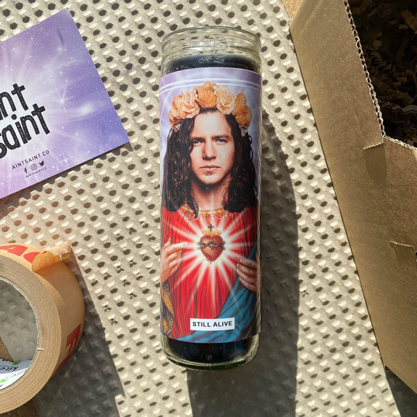 Saint Eddie Vedder | Pearl Jam Prayer Candle