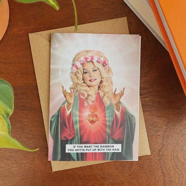 Saint Dolly Parton Greetings Card
