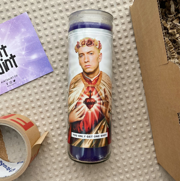 Saint Eminem | Marshall Mathers | Slim Shady Prayer Candle