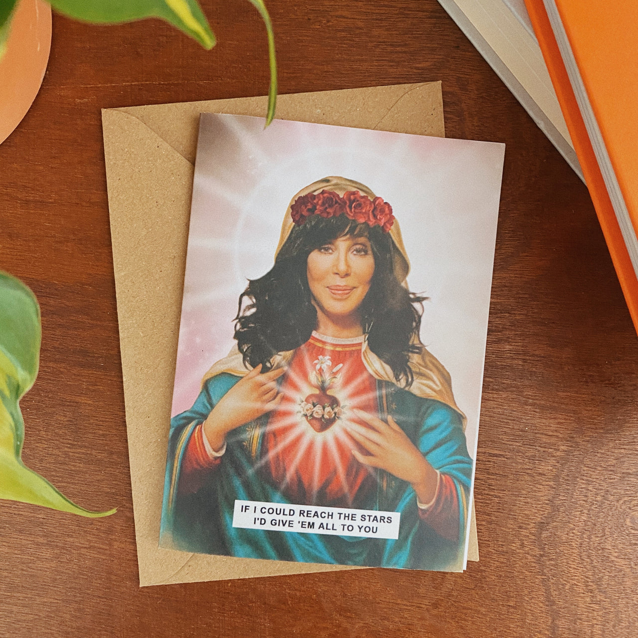 Saint Cher Greetings Card
