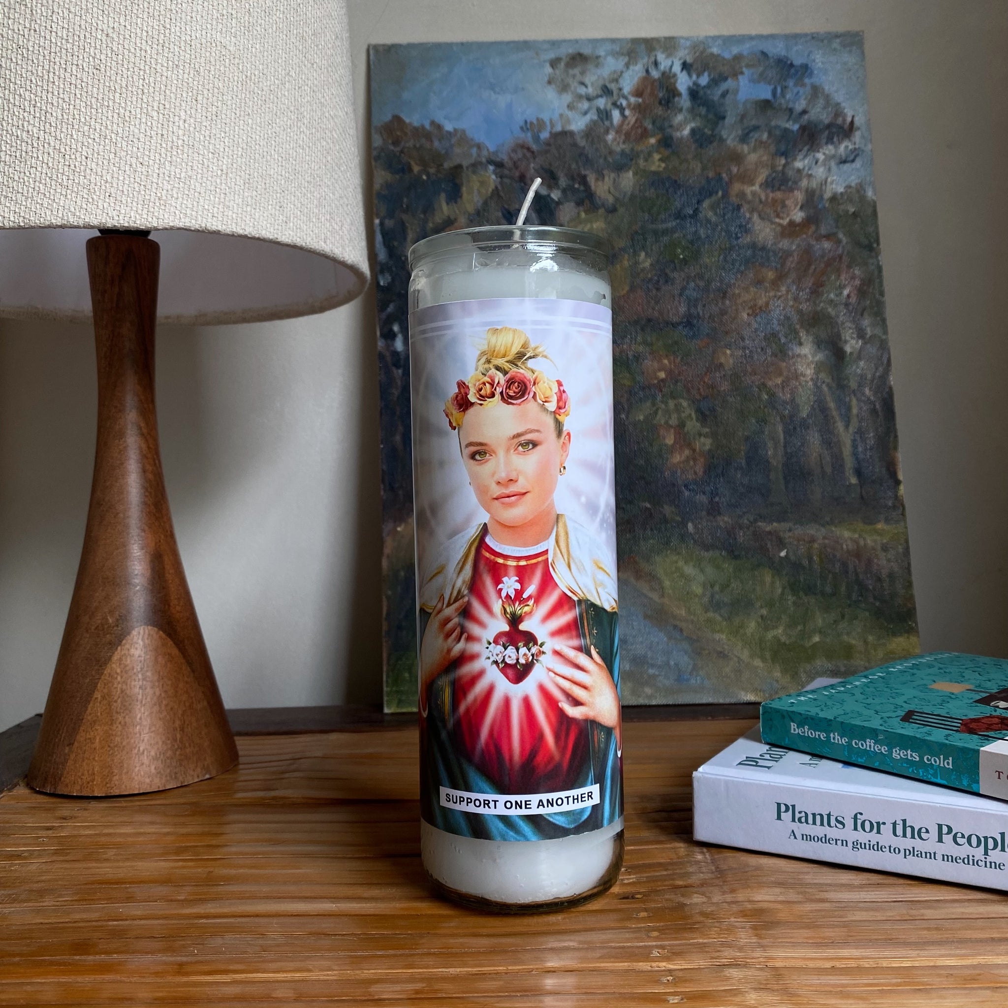Saint Florence Pugh Prayer Candle