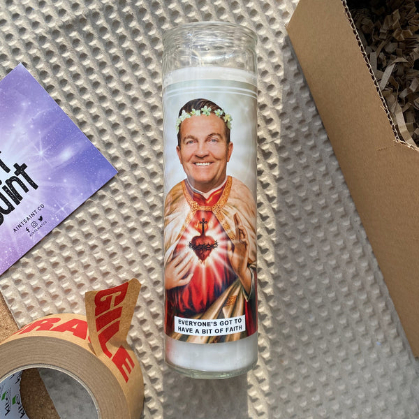 Saint Bradley Walsh Prayer Candle