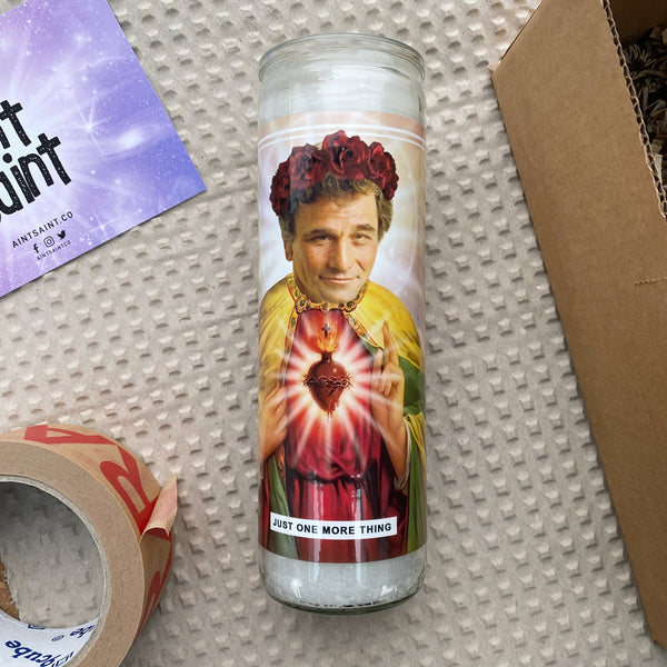 Saint Columbo | Peter Falk Prayer Candle