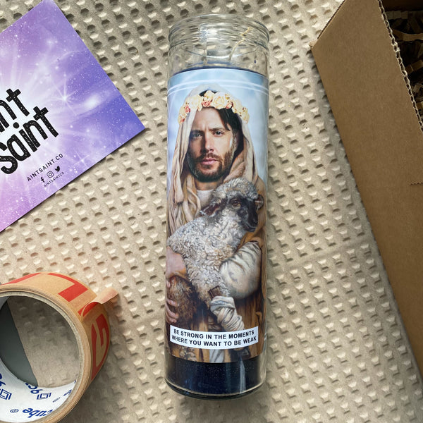 Saint Jensen Ackles Prayer Candle