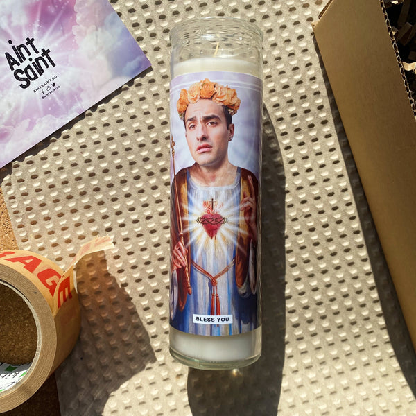 Saint Stath | Jamie Demetriou | Stath Lets Flats Prayer Candle