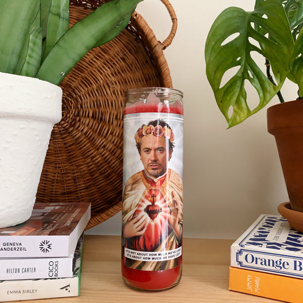 Saint Robert Downey Jr Prayer Candle