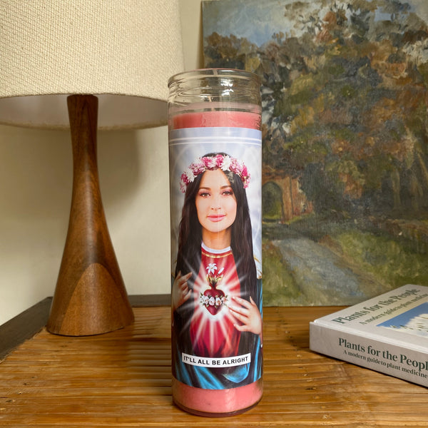 Saint Kacey Musgraves Prayer Candle