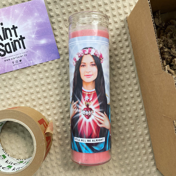 Saint Kacey Musgraves Prayer Candle