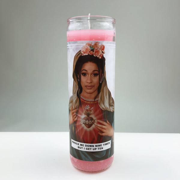 Saint Cardi B Prayer Candle