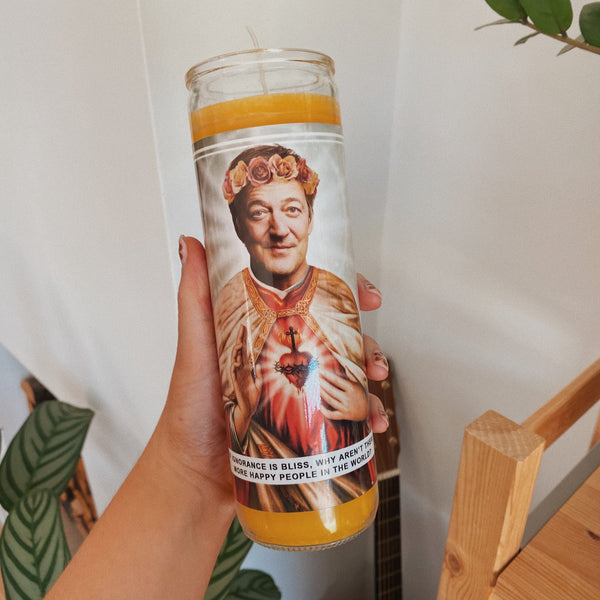 Saint Stephen Fry Prayer Candle