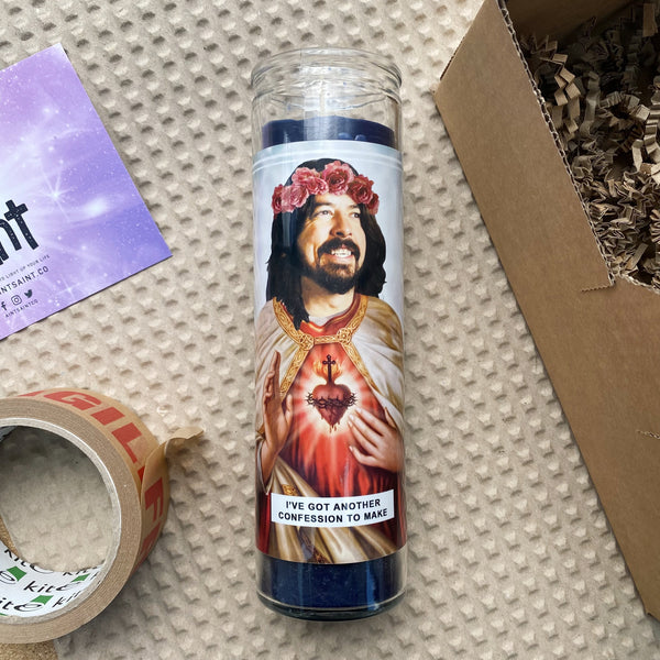 Saint Dave Grohl Prayer Candle