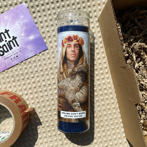 Saint Travis Barker Prayer Candle