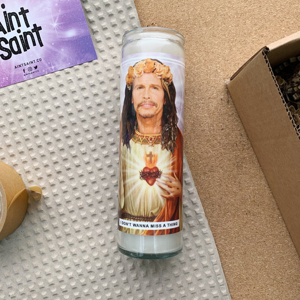 Saint Steven Tyler Prayer Candle