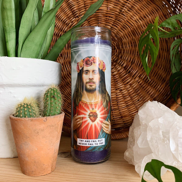 Saint Jared Leto Prayer Candle