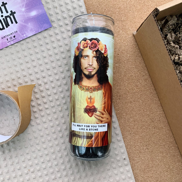 Saint Chris Cornell Prayer Candle