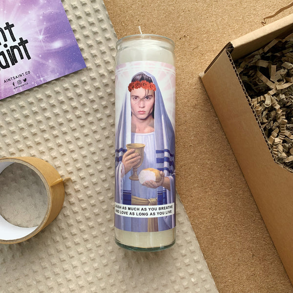 Saint Johnny Depp Classic Prayer Candle