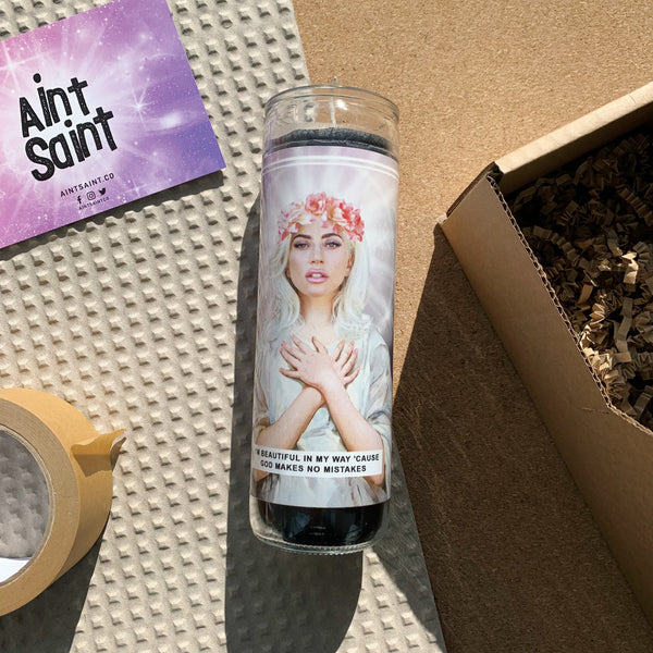 Saint Gaga | Lady Gaga Prayer Candle