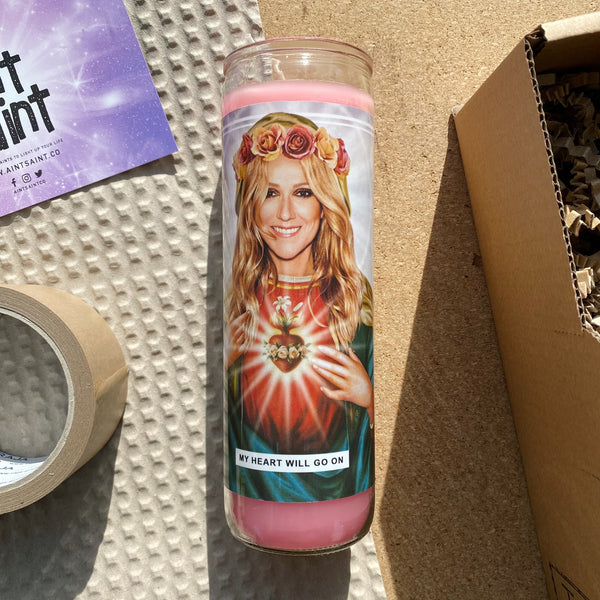 Saint Celine Dion Prayer Candle
