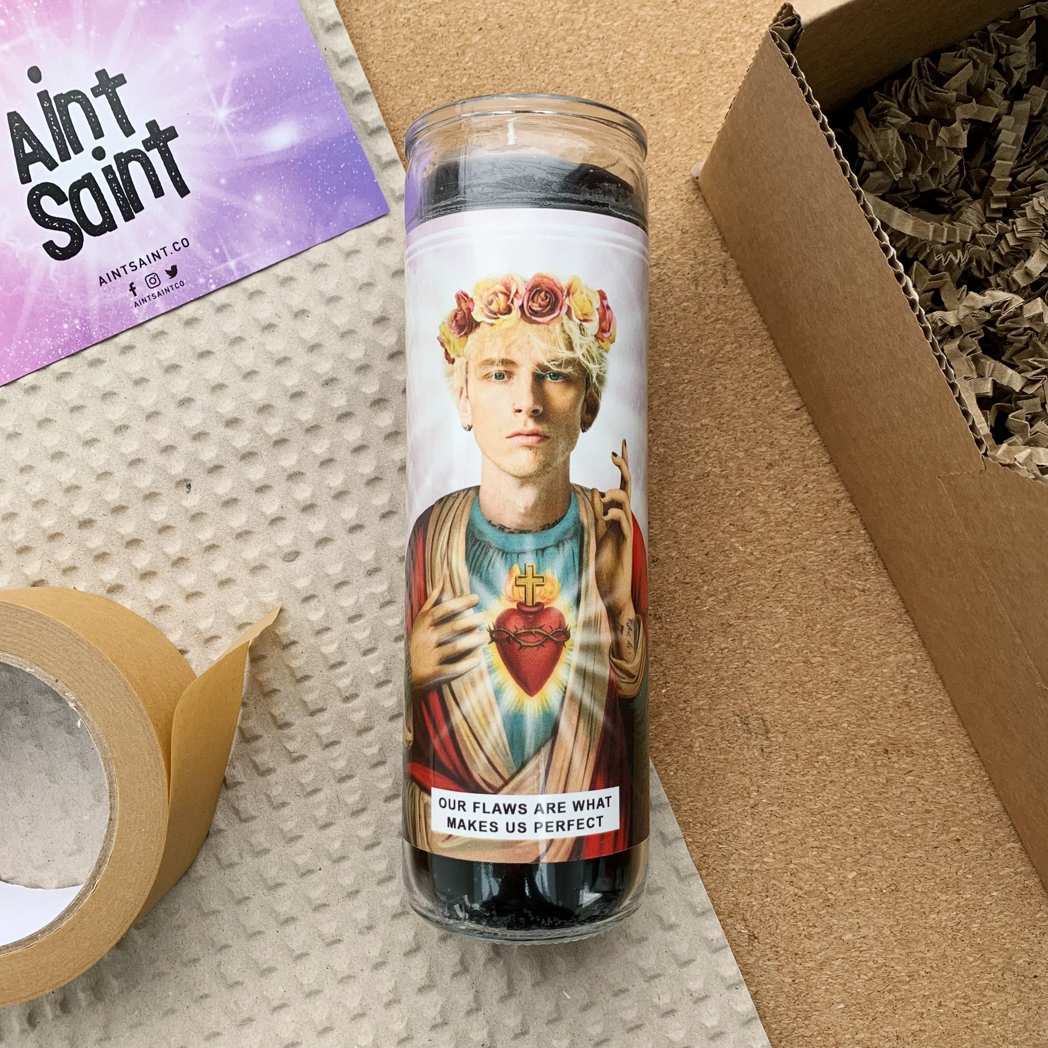 Saint Machine Gun Kelly Prayer Candle