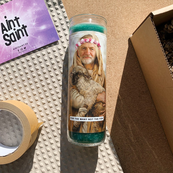 Saint Jeremy Corbyn Prayer Candle