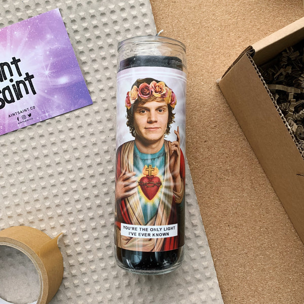 Saint Evan Peters | Tate Langdon | American Horror Story Prayer Candle