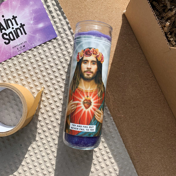 Saint Jared Leto Prayer Candle