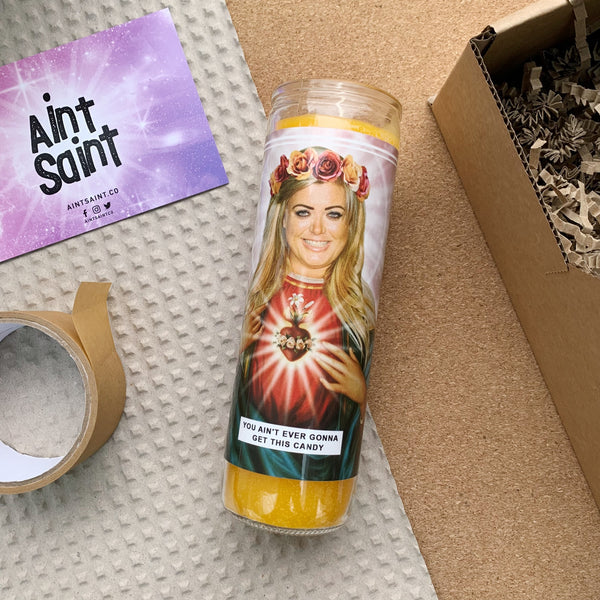 Saint Gemma Collins | TOWIE Prayer Candle