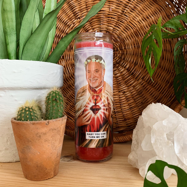 Saint Sir Tom Jones Prayer Candle