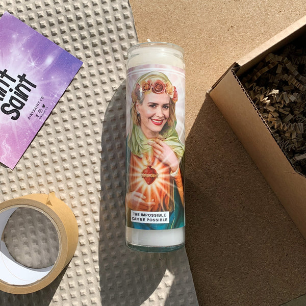 Saint Sarah Paulson Prayer Candle