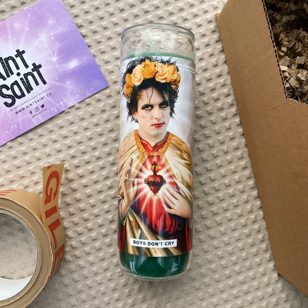 Saint Robert Smith | Boys Don't Cry | The Cure Prayer Candle