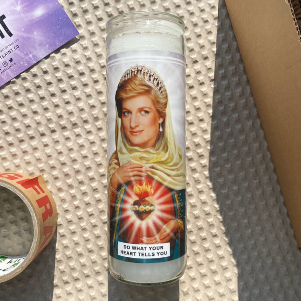 Saint Diana Princess Of Wales Prayer Candle