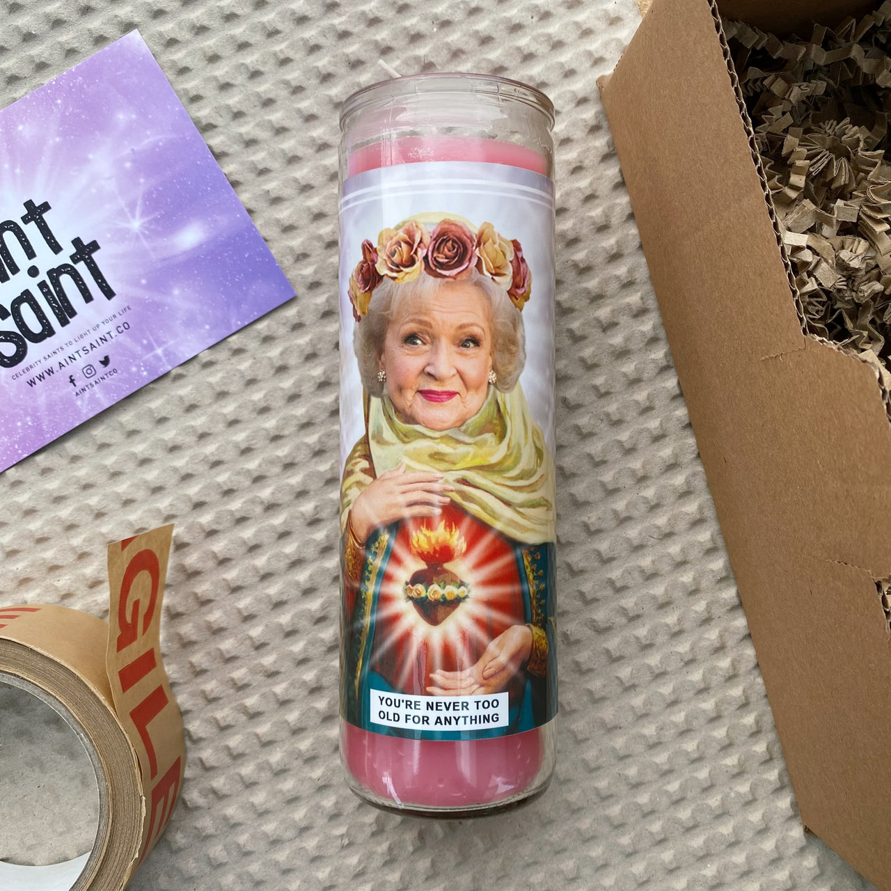 Saint Betty White | Rose Nylund | Golden Girls Prayer Candle