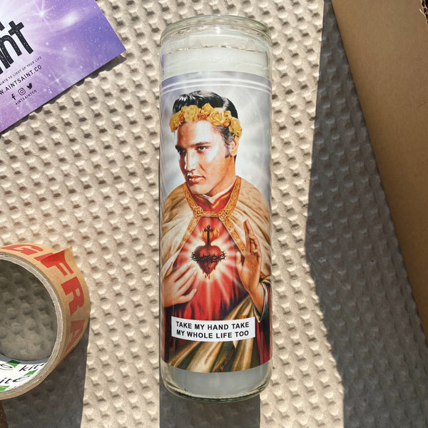 Saint Elvis Prayer Candle