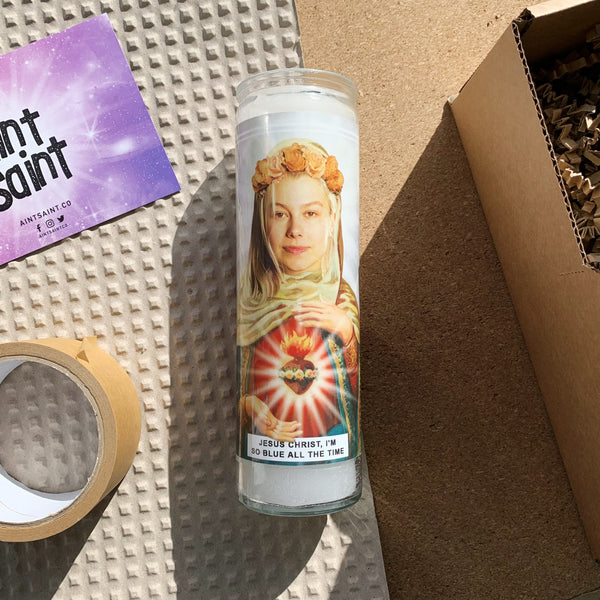 Saint Phoebe Bridgers Prayer Candle