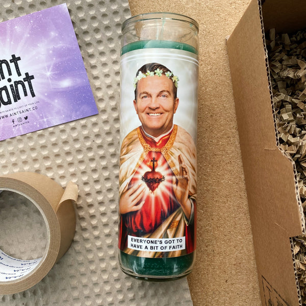 Saint Bradley Walsh Prayer Candle