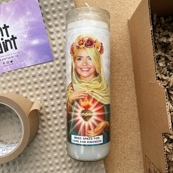 Saint Holly Willoughby Prayer Candle