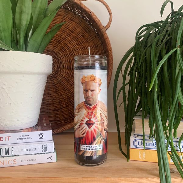 Saint Jason Statham Prayer Candle