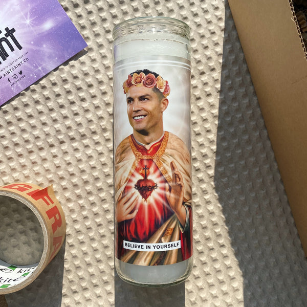 Saint Cristiano Ronaldo Prayer Candle