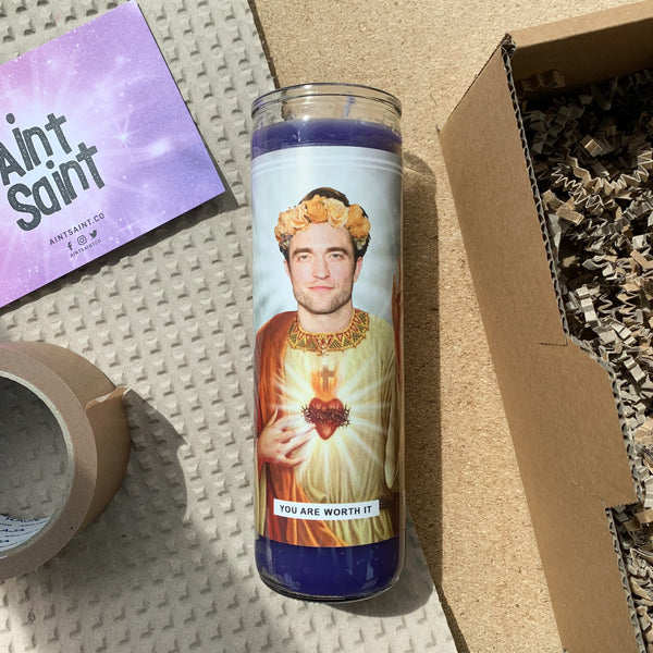 Saint Robert Pattinson Prayer Candle