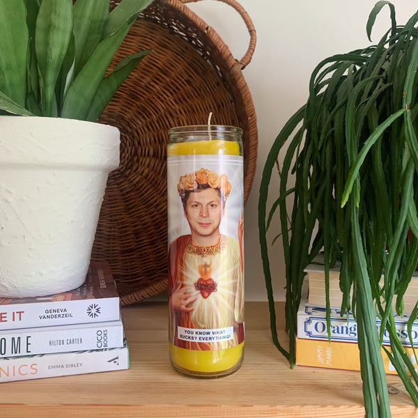 Saint Michael Cera | Scott Pilgrim | Juno Prayer Candle