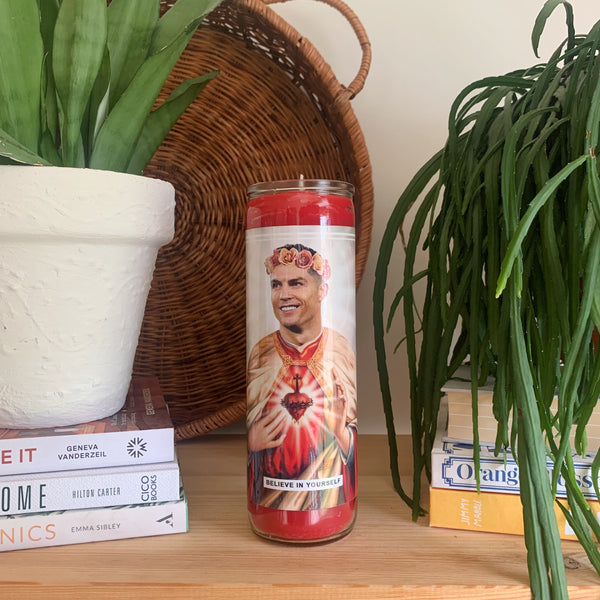 Saint Cristiano Ronaldo Prayer Candle